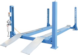 Подъемник 4-х стоечный электрогидравлический на 4, 5 тонны с П-образ. платформой, сход-развал, 380В