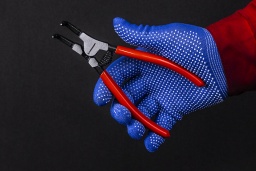 Съемник внешних стопорных колец 175 мм. загнутый Станкоимпорт CS21122