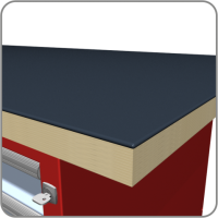 Столешница из влагостойкой фанеры с пластиковым настилом 1900мм 08.119 WPL Ferrum