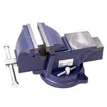 ST420-4 Тиски слесарные с наковальней 100 мм